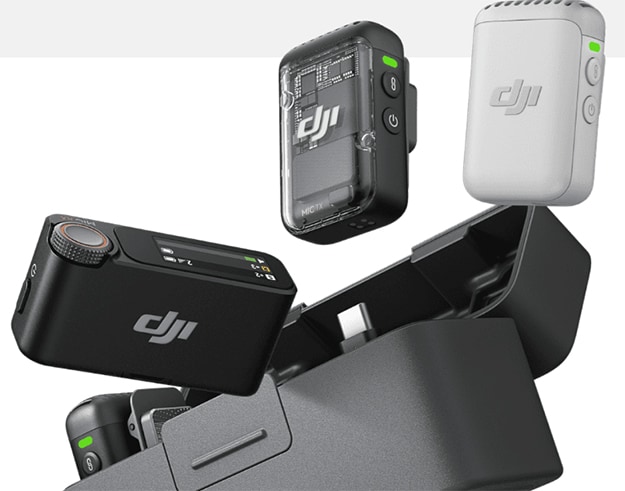 Kit Microfon DJI Mic 2 (2TX + 1RX), Wireless, gri